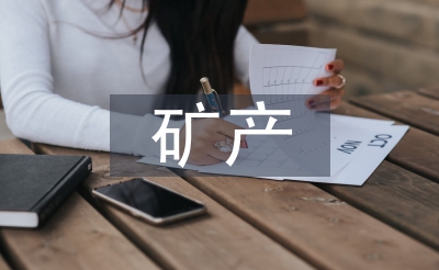 礦產企業資產評估